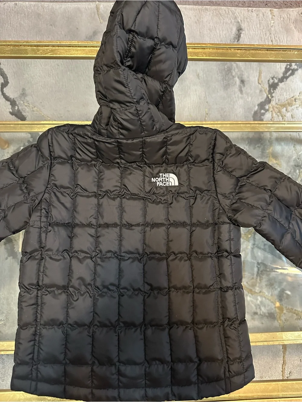 The North Face Kids Black Quilted Packable Puffer Jacket